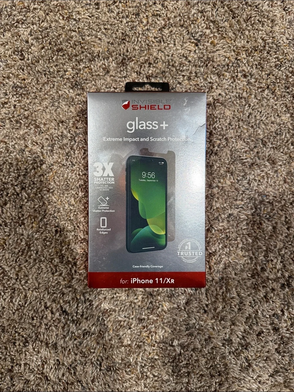 3-Pack of InvisibleShield Glass+ Tempered Screen Protector for iPhone 11/XR